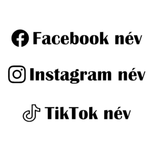 Social media nevek